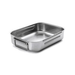 Bandeja de acero inoxidable para horno con asas, 35 cm - Lacor