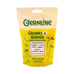 Mistura de sementes de alfafa, agrião e couve para germinar ecológicas - Germ'line