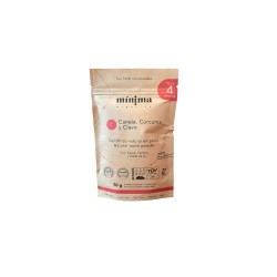 Pasta de dentes natural em pó, canela, bolsa 70 g - Mínima Organics