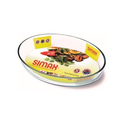 Fonte de cristal ovalada para forno, 2,2 l - Simax