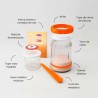 Kit para fazer massa madre, laranja - Kefirko