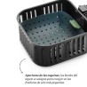 Tapete de silicone platina para fritadeira de ar reutilizável - Lekue