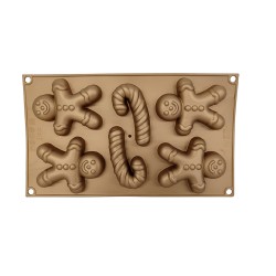 Molde de Natal, de silicone platina - Silikomart