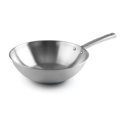Wok de aço inoxidável, foodie, 28 cm - Lacor