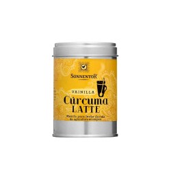 Cúrcuma latte vainilla, lata - Sonnentor