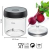 Tarro de fermentación de cristal 500 ml + tapa y pesa de cristal - Gefu