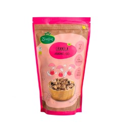 Granola de arandos e coco sem glúten com sementes, ecológica - Zealia