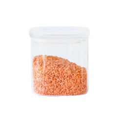 Recipiente e tampa de vidro, hermético, 800 ml - Pebbly