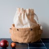 Saco de juta para frutas e legumes tamanho grande - Pebbly