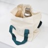 Bolsa porta alimentos de algodão orgânico - Pebbly