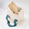 Bolsa porta alimentos de algodão orgânico - Pebbly