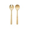 Pack de 2 talheres de salada para servir e misturar, de bambu - Pebbly