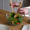 Pack de 2 talheres de salada para servir e misturar, de bambu - Pebbly