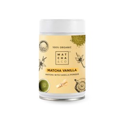 Té Matcha baunilha, ecológico, 80 g - Matcha & Co