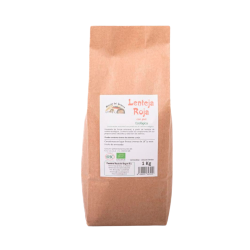 Lentejas rojas con piel, ecológicas, 1000 g - Rincon del Segura