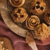 Cinnamon rolls, rolos de canela, ecológicos, sem glúten - Biovegan