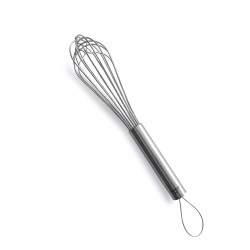 Batedor de varas de aço inoxidável com ponta arredondada, 25 cm - Lacor