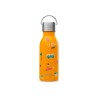 Garrafa térmica em aço inoxidável para crianças, praia, amarela, 350 ml - Qwetch