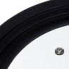 Tampa de vidro com bordas de silicone e saída de vapor para 18, 20, 22 cm – Ibili