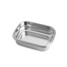 Fiambrera hermética de acero inoxidable rectangular con separador, 550 ml - Brotzeit