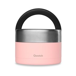 Fiambrera térmica Qwetch aço inoxidável, rosa, 850 ml - Qwetch