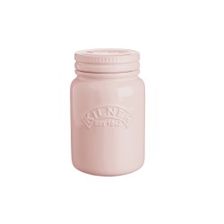 Tarro de cerâmica grés rosa, 600 ml - Kilner