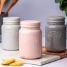 Tarro de cerâmica grés rosa, 600 ml - Kilner