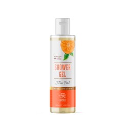 Gel de banho ecológico, energizante, citronela e may chang, cítrico - Wooden Spoon
