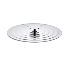 Tampa de aço inoxidável com saída de vapor para 30, 32 cm - De Buyer