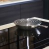 Tapa de acero inoxidable con salida de vapor para 30, 32 cm - De Buyer