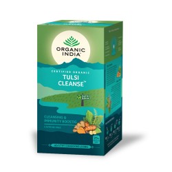 Infusão ayurvédica, ecológica, Tulsi "Cleanse" - Organic India