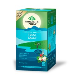 Infusão ayurvédica, ecológica, Tulsi "Calm" - Organic India