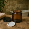 Envase de cristal ámbar para cremas cosméticas, 100 ml - Essenciales