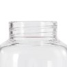 Garrafa de vidro hermética com tampa de aço inoxidável, 600 ml, azul - Black & Blum