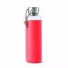 Garrafa de vidro hermética com tampa de aço inoxidável, 600 ml, coral - Black & Blum