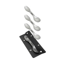 Juego de 4 tenedores cuchara de acero inoxidable - Black & Blum