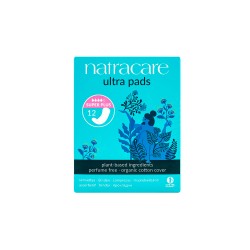 Compressas de algodão, ecológicas, sem abas, ultra super plus - Natracare