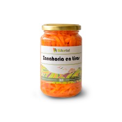 Cenoura em tiras, cozidas, biológicas, 345 g - Bihortal