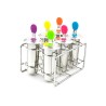 Conjunto de 6 moldes de cone para gelados em aço inoxidável - Joli Monde