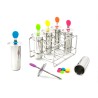 Conjunto de 6 moldes de cone para gelados em aço inoxidável - Joli Monde