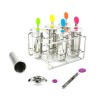 Conjunto de 6 moldes de cone para gelados em aço inoxidável - Joli Monde