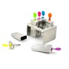Set de 6 moldes para helados de acero inoxidable Classic - Joli monde