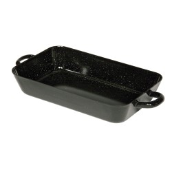 Bandeja de aço esmaltado para forno com alças, 2,7 litros - Riess