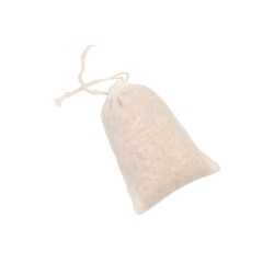 Bolsinha perfumada com aparas de madeira de cedro, de algodão orgânico - La Droguerie Écologique