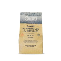 Escamas de sabão de Marselha de óleos vegetais para Roupas Delicadas, ecológico, 750 g - La Corvette