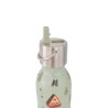 Garrafa térmica de aço inoxidável para crianças, camping, verde, 350 ml - Qwetch