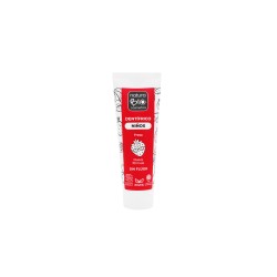 Pasta de dientes infantil sin flúor, ecológica, con aloe vera y fresa, 75 ml - NaturaBio Cosmetics