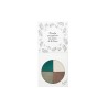 Sombra de olhos em pó, ecológica, Verde Astúrias: verde, bege, verde-oliva, castanho - NaturaBio Cosmetics