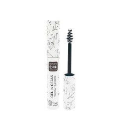 Fixador de sobrancelhas em gel, ecológico, "Marrom" - NaturaBio Cosmetics