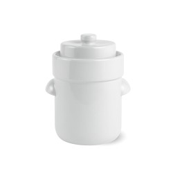 Frasco de fermentação de cerâmica, branco, 3 litros - Schmitt